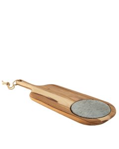 Tramontina Provence | Tabla Rectangular c/ Mango Y Piedra Fsc 48x19x1,8 cm