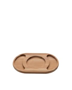 Tramontina Essencial | Copetinero Oval c/ Divisiones 24x15x1,8 cm