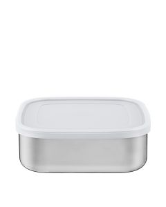 Tramontina Freezinox | Contenedor Cuad. Acero Inox. C/tapa Plastica 23,6x23,6 cm - 3,6 l