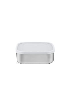 Tramontina Freezinox | Contenedor Cuad. Acero Inox. C/tapa Plastica 19,6x19,6 cm - 2,1 l