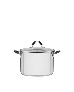 Tramontina Astro Silicone | Olla Para Spaguetti Acero Inox. C/asa 24 cm - 7,8 l