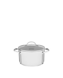 Tramontina Una | Cacerola Honda Acero Inox. C/asa 24 cm - 6,1 l