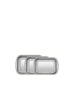 Tramontina Asaderas | Set 3 Pz Asaderas Rectagulares Acero Inox. (301+341+391)