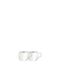 Tramontina Infusiones | Taza C/asa Acero Inox. 230 cc Pack X 2
