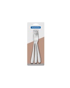Tramontina Maresias | Tenedor De Mesa Acero Inox. Blister X 3