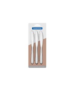 Tramontina Maresias | Cuchillo De Postre Acero Inox. Blister X 3