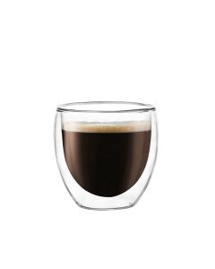 Larhaus Barista | Taza espresso doble vidrio 100cc pack x2