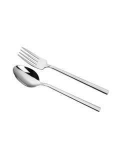Larhaus Viena | Cuchara Y Tenedor De Ensalada 24,5 cm Pack X 2