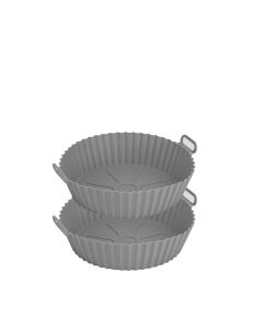 Larhaus Elements | Molde de Silicona para  Air Fryer 22x20x6 cm (70 gr) - Pack x 2