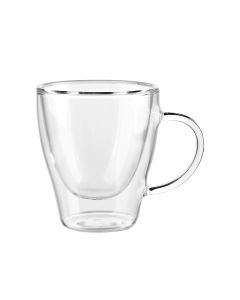Larhaus Barista | Taza Americano doble vidrio 150 cc pack x2