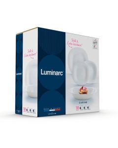 Luminarc Carine Blanc | Set 18 Pz