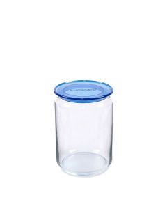 Luminarc Plano Jar | Frasco plano c/ Tapa Blue 1 lt