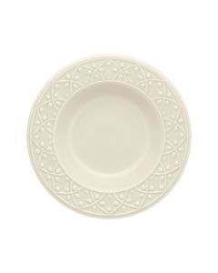 Oxford Mendi Marfim | Plato Hondo 23 cm