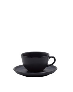 Oxford Flat Onix | Taza de té c/ plato 200cc